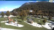 Archived webcam image showing Lake Achensee - beach on 4 Oct 2026 at 12:04