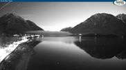 Archived webcam image showing Pertisau at Achensee - footbridge on 5 Apr 2026 at 06:23