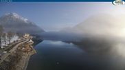 Archived webcam image showing Pertisau at Achensee - footbridge on 5 Apr 2026 at 08:23