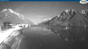Archived webcam image showing Pertisau at Achensee - footbridge on 5 Apr 2026 at 02:23