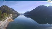 Archived webcam image showing Pertisau at Achensee - footbridge on 10 May 2026 at 08:37
