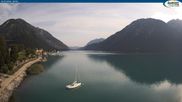 Archiviertes Webcam Bild: Achensee: Pertisau Hochsteg am 14.07.2026 um 08:05 Uhr