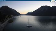 Archived webcam image showing Pertisau at Achensee - footbridge on 12 Jul 2026 at 06:02