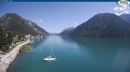 Archived webcam image showing Pertisau at Achensee - footbridge on 12 Jul 2026 at 10:02