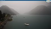 Archived webcam image showing Pertisau at Achensee - footbridge on 1 Aug 2026 at 07:30