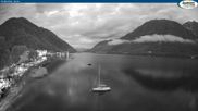Archived webcam image showing Pertisau at Achensee - footbridge on 10 Aug 2026 at 06:16