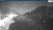 Archived webcam image showing Pertisau at Achensee - footbridge on 7 Mar 2026 at 00:46