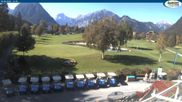 Archived webcam image showing Golfclub in Pertisau on 30 Sep 2026 at 12:16