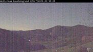 Archived webcam image showing Elzach - "Rauchengrund" on 27 Feb 2026 at 02:42