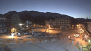 Archived webcam image showing Alpes Maritimes - Place d'Auron on 2 Apr 2026 at 06:22