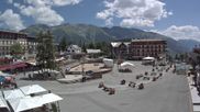 Archiviertes Webcam Bild: Place d'Auron am 12.07.2026 um 12:15 Uhr
