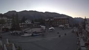 Archived webcam image showing Alpes Maritimes - Place d'Auron on 26 Aug 2026 at 07:01