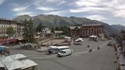 Archived webcam image showing Alpes Maritimes - Place d'Auron on 26 Aug 2026 at 12:01