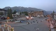 Archived webcam image showing Alpes Maritimes - Place d'Auron on 26 Aug 2026 at 20:01