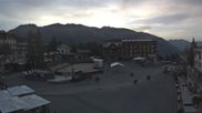 Archived webcam image showing Alpes Maritimes - Place d'Auron on 20 Aug 2026 at 07:30