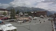 Archived webcam image showing Alpes Maritimes - Place d'Auron on 20 Aug 2026 at 12:30