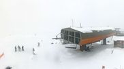 Archived webcam image showing Auron - Berchia Top Station on 14 Mar 2026 at 16:00