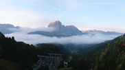 Archived webcam image showing Col Raiser Val Gardena on 18 Sep 2026 at 07:04