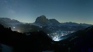 Archived webcam image showing Col Raiser Val Gardena on 28 Mar 2026 at 04:44