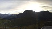 Archived webcam image showing Col Rodella Val di Fassa on 4 Jun 2026 at 06:15