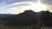 Archived webcam image showing Col Rodella Val di Fassa on 4 Jun 2026 at 07:15