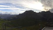 Archived webcam image showing Col Rodella Val di Fassa on 15 Jun 2026 at 07:38