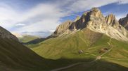 Archived webcam image showing Col Rodella Val di Fassa on 15 Jun 2026 at 08:38