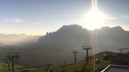 Archived webcam image showing Col Rodella Val di Fassa on 28 Jun 2026 at 07:01