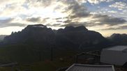 Archived webcam image showing Col Rodella Val di Fassa on 20 Jul 2026 at 07:39