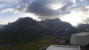 Archived webcam image showing Col Rodella Val di Fassa on 20 Jul 2026 at 08:39