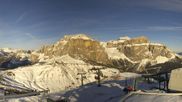 Archived webcam image showing Col Rodella Val di Fassa on 26 Feb 2026 at 16:11
