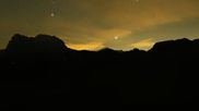 Archived webcam image showing Alpe di Siusi: Goldknopf on 15 Oct 2026 at 02:28