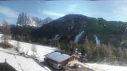 Archiviertes Webcam Bild: St. Ulrich/Gröden: Panoramablick am Hotel Ansitz Jakoberhof am 26 Feb 2026 um 16:44 Uhr
