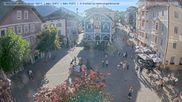 Archived webcam image showing St. Ulrich: Village Center on 29 May 2026 at 18:54
