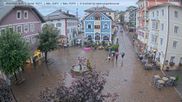Archived webcam image showing St. Ulrich: Village Center on 20 Aug 2026 at 18:14