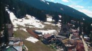 Archived webcam image showing Borovets Base on 24 Apr 2026 at 14:24