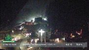 Archived webcam image showing Borovets Ski Resort Base II on 17 Mar 2026 at 00:52