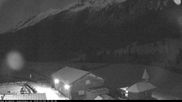 Archived webcam image showing Mountain Hut Krimmler Tauernhaus - Webcam South on 4 Mar 2026 at 06:03