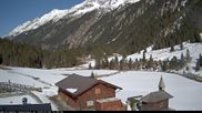 Archived webcam image showing Mountain Hut Krimmler Tauernhaus - Webcam South on 4 Mar 2026 at 14:03