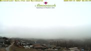 Archived webcam image showing "Almenrausch" Guesthouse Riezlern on 13 Apr 2026 at 06:23