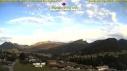 Archived webcam image showing "Almenrausch" Guesthouse Riezlern on 29 Jun 2026 at 06:07