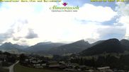 Archived webcam image showing "Almenrausch" Guesthouse Riezlern on 29 Jun 2026 at 14:07