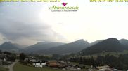 Archived webcam image showing "Almenrausch" Guesthouse Riezlern on 29 Jun 2026 at 18:07