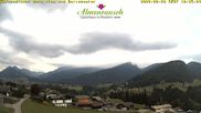 Archived webcam image showing "Almenrausch" Guesthouse Riezlern on 29 Jun 2026 at 10:07