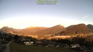 Archived webcam image showing "Almenrausch" Guesthouse Riezlern on 2 Aug 2026 at 07:18