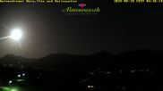 Archived webcam image showing "Almenrausch" Guesthouse Riezlern on 28 Aug 2026 at 04:23