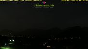 Archived webcam image showing "Almenrausch" Guesthouse Riezlern on 28 Aug 2026 at 00:23