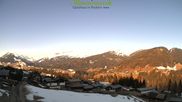 Archived webcam image showing "Almenrausch" Guesthouse Riezlern on 22 Mar 2026 at 08:19