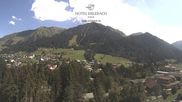 Archived webcam image showing Hotel Erlebach - Riezlern on 8 Aug 2026 at 16:36
