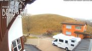 Archived webcam image showing Elisabeth Guesthouse, Hirschegg on 13 Apr 2026 at 08:15